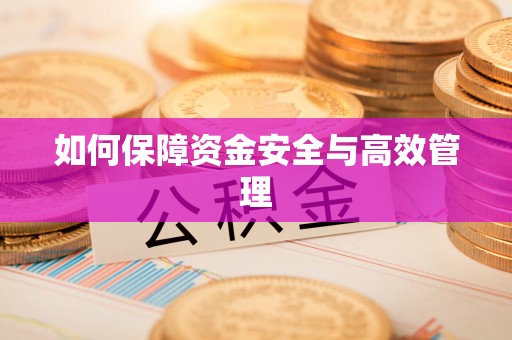 曲沃如何保障资金安全与高效管理